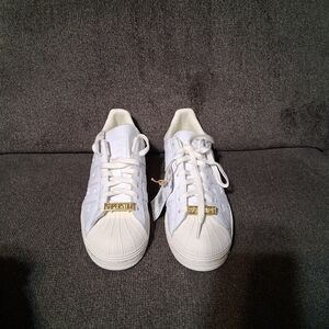 New ADIDAS White Superstar Sneakers MENS SIZE 7